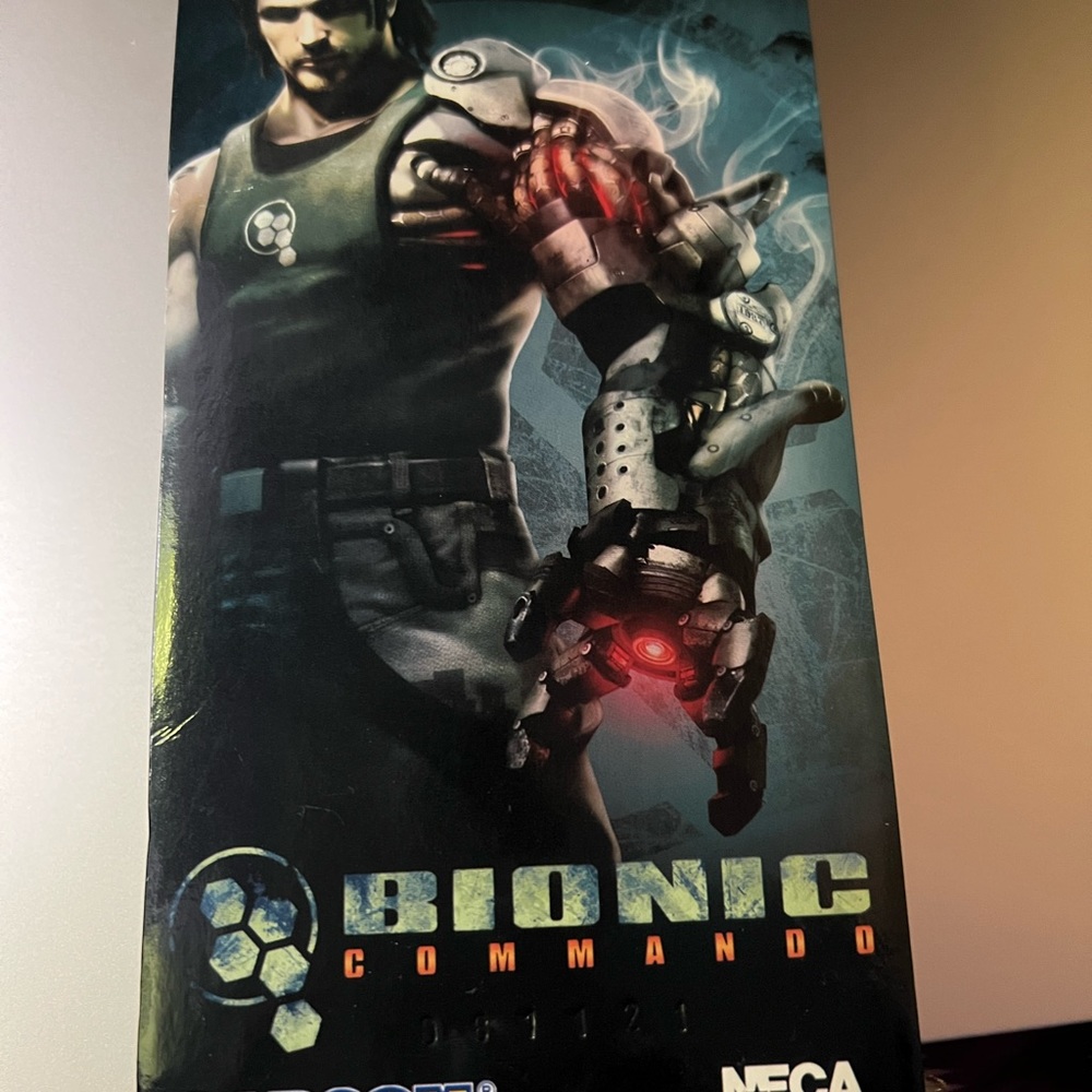 NECA Bionic Commando Action Figure - Black and Red